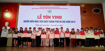 Tôn vinh người hiến máu tiêu biểu Thủ đô năm 2019