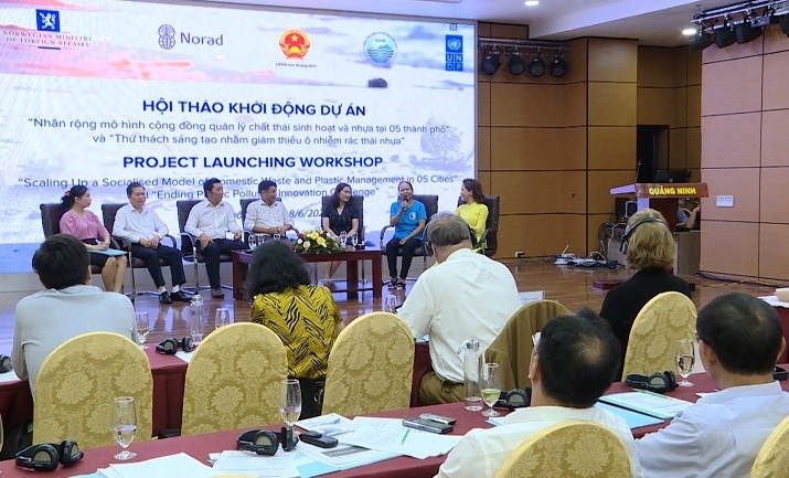 khoi dong 2 du an xu ly o nhiem rac thai va nhua