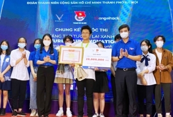 Học sinh trường THPT chuyên Hà Nội - Amsterdam giành giải Nhất cuộc thi “Sáng tạo tương lai xanh”