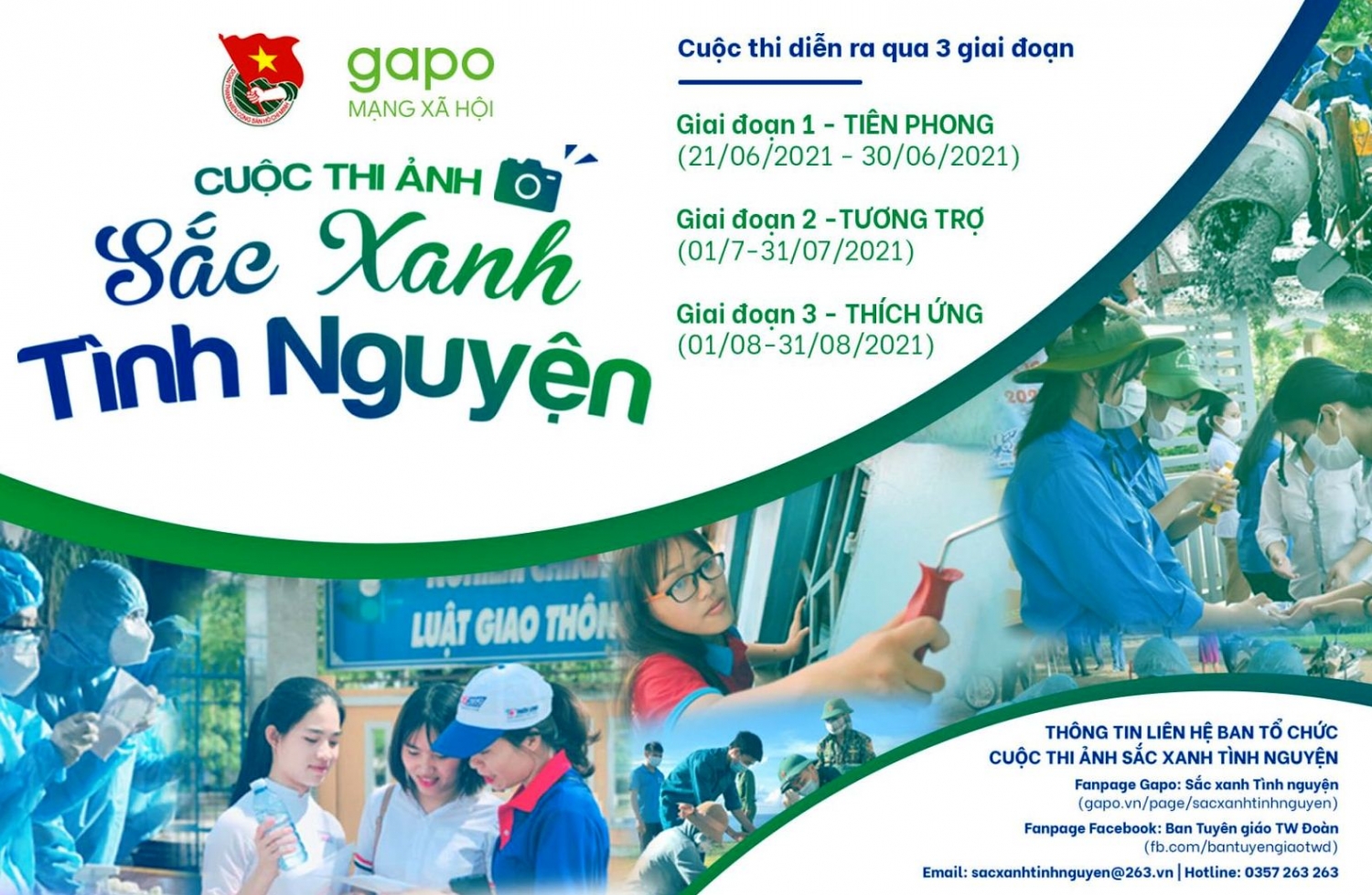 Lan tỏa hình ảnh đẹp với “Sắc xanh tình nguyện”