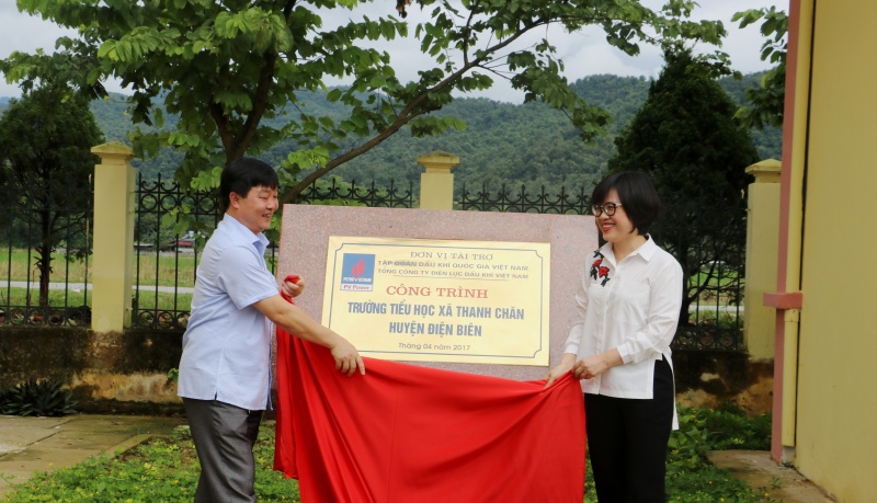 pv power khanh thanh va ban giao cong trinh truong hoc tai dien bien