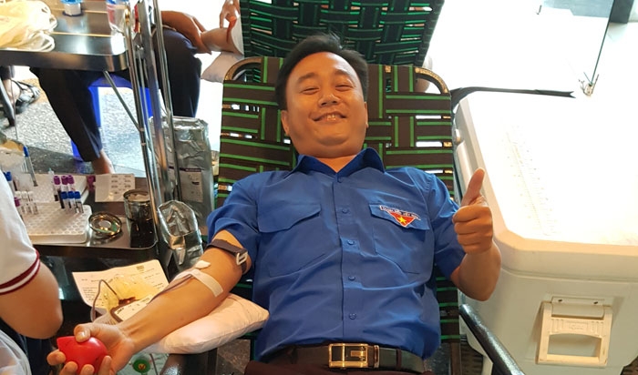 doan thanh nien pvmtc va pvu hien mau vi cong dong