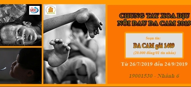 Phát động chương trình nhắn tin “Chung tay xoa dịu nỗi đau da cam” năm 2019