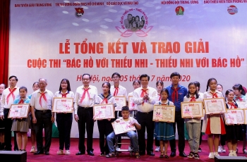 Trao 6 giải Nhất cuộc thi “Bác Hồ với thiếu nhi - Thiếu nhi với Bác Hồ”