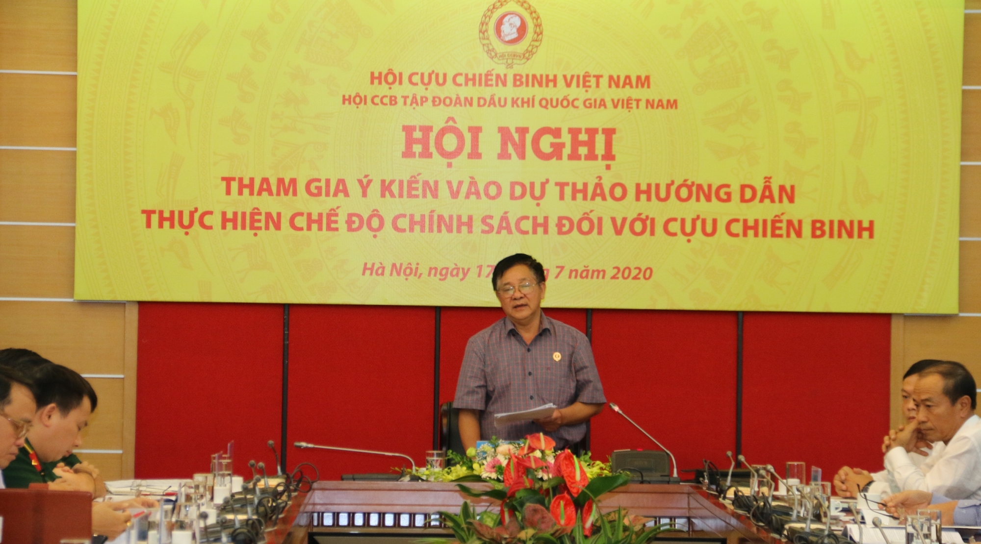 hoi ccb tap doan tich cuc dong gop y kien vao du thao huong dan thuc hien che do chinh sach doi voi cuu chien binh