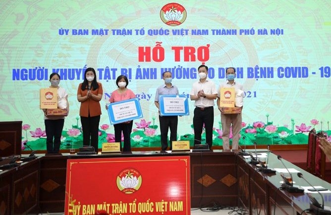 Hà Nội hỗ trợ người khuyết tật bị ảnh hưởng do dịch bệnh Covid-19