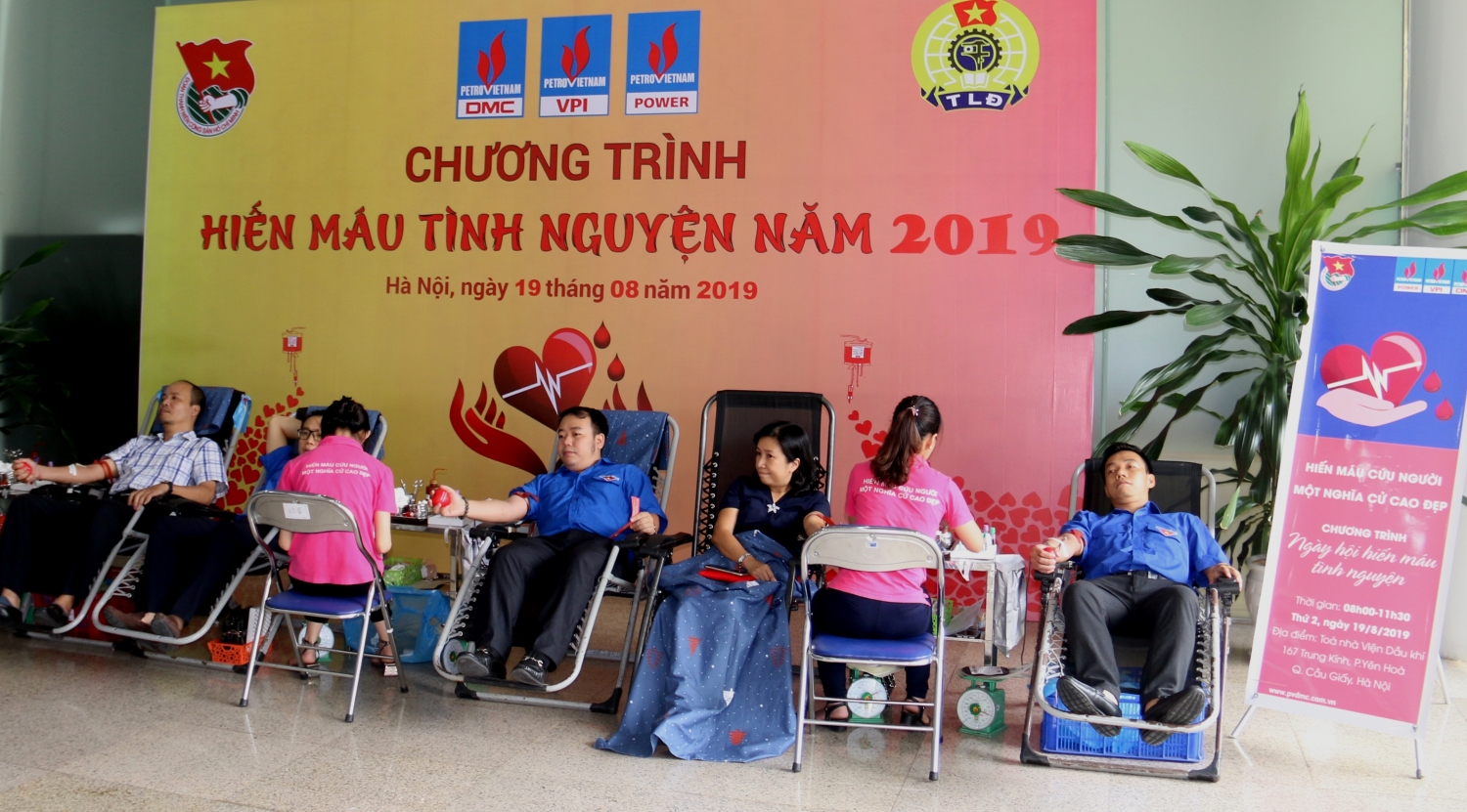 tuoi tre 3 don vi dau khi to chuc chuong trinh hien mau tinh nguyen 2019