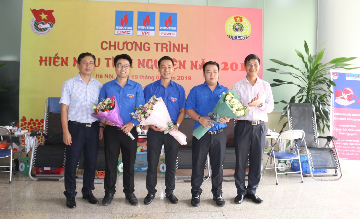 tuoi tre 3 don vi dau khi to chuc chuong trinh hien mau tinh nguyen 2019