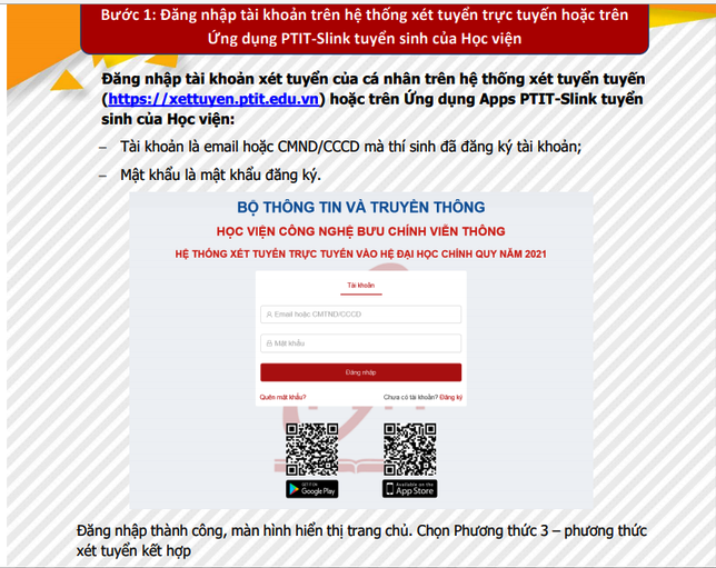 Học viện Công nghệ Bưu chính Viễn thông: Thí sinh nhập học bằng hình thức trực tuyến