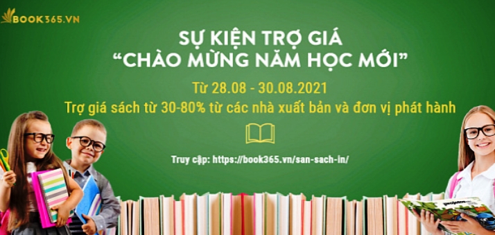 Book365 trợ giá sách tới 80% chào mừng năm học mới