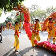 tai hien nghi thuc le chao co ngay giai phong thu do