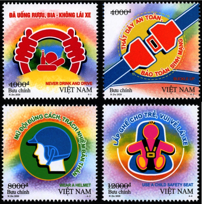 Phát hành bộ tem "An toàn giao thông đường bộ"