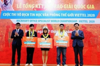 Trao giải cuộc thi Vô địch Tin học văn phòng thế giới