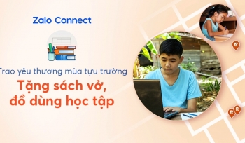 Cách dùng Zalo Connect hỗ trợ đồ dùng học tập cho học sinh khó khăn