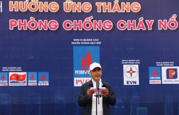 Đạp xe diễu hành hưởng ứng tháng phòng chống cháy nổ 2018