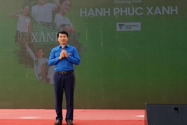khoi dong chuong trinh hanh phuc xanh voi 10000 cay xanh duoc trong hang nam