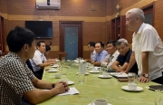 Lãnh đạo VPA làm việc tại Chi hội Dầu khí Tây Đô