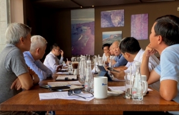 Lãnh đạo VPA làm việc tại Chi hội Dầu khí thành phố Hồ Chí Minh