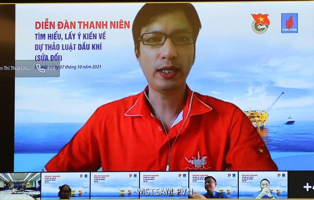 Tuổi trẻ Dầu khí tổ chức diễn đàn đóng góp ý kiến Dự thảo Luật Dầu khí (sửa đổi)