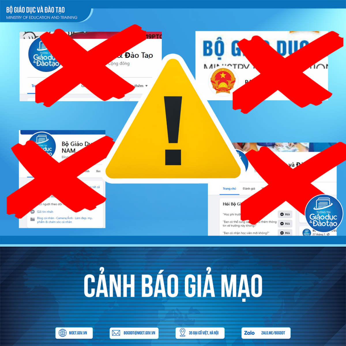 Nhiều trang giả mạo Bộ GD&ĐT để làm bằng giả