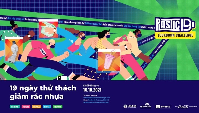 Phát động chiến dịch 19 ngày thử thách giảm rác nhựa