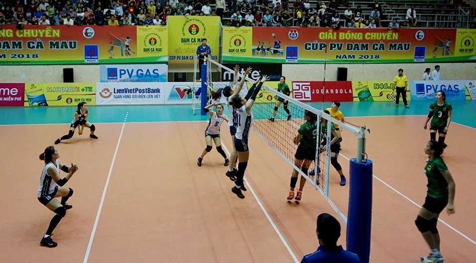 khai mac giai bong chuyen tranh cup pv dam ca mau nam 2018