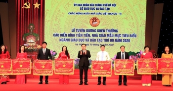 Hà Nội tuyên dương các điển hình tiên tiến, nhà giáo mẫu mực tiêu biểu năm 2020