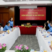 Hội nghị chấm điểm thi đua Khối 9 Công đoàn Tập đoàn, Tổng Công ty năm 2020