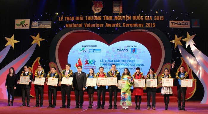 tuoi tre pvn nhan giai thuong tinh nguyen quoc gia 2015