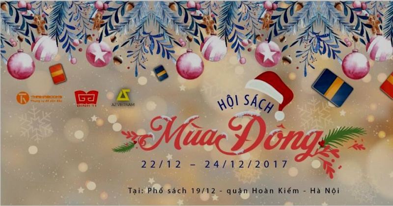 hoi sach mua dong 2017 tai pho sach ha noi