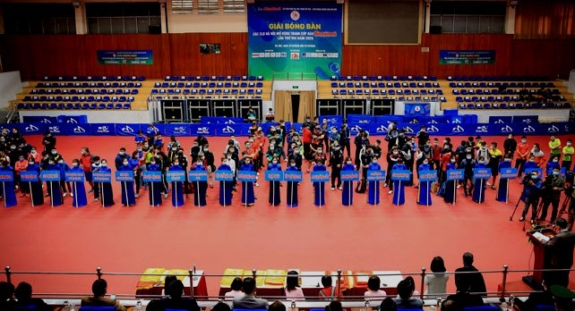 Hơn 300 vận động viên bóng bàn tranh Cúp Báo Hànộimới lần thứ VIII