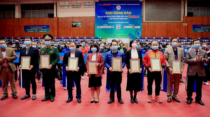Hơn 300 vận động viên bóng bàn tranh Cúp Báo Hànộimới lần thứ VIII