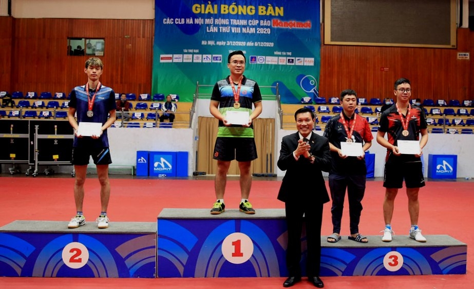 Petrovietnam giành 3 huy chương Giải bóng bàn tranh Cúp Báo Hànộimới lần thứ VIII
