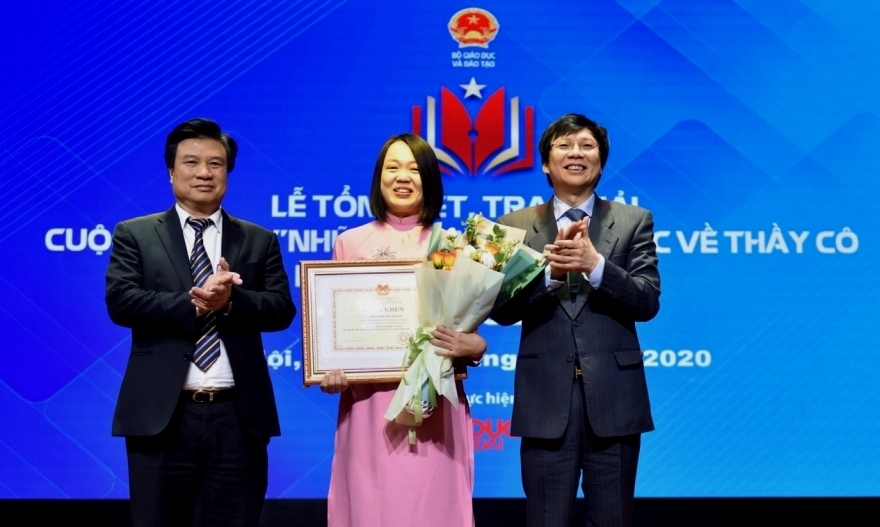 Trao giải cuộc thi viết “Những kỷ niệm sâu sắc về thầy cô và mái trường mến yêu” năm 2020