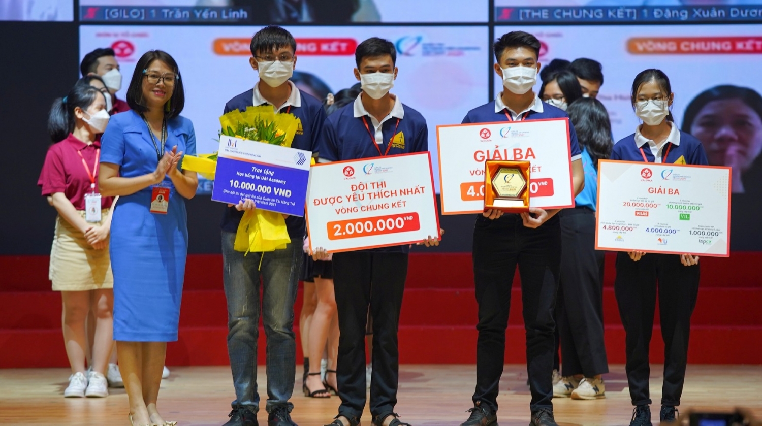 Đội LOGISTORM giành giải Nhất cuộc thi Tài năng trẻ Logistics 2021