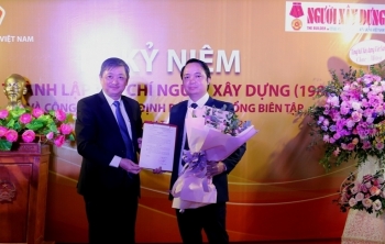 Nhà báo Hoàng Chiến Thắng giữ chức Tổng biên tập Tạp chí Người xây dựng