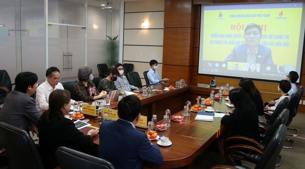 CĐ DKVN tổ chức Hội nghị triển khai Nghị quyết số 02-NQ/TW và thông tin, giải đáp về Dự thảo Luật Dầu khí (sửa đổi)