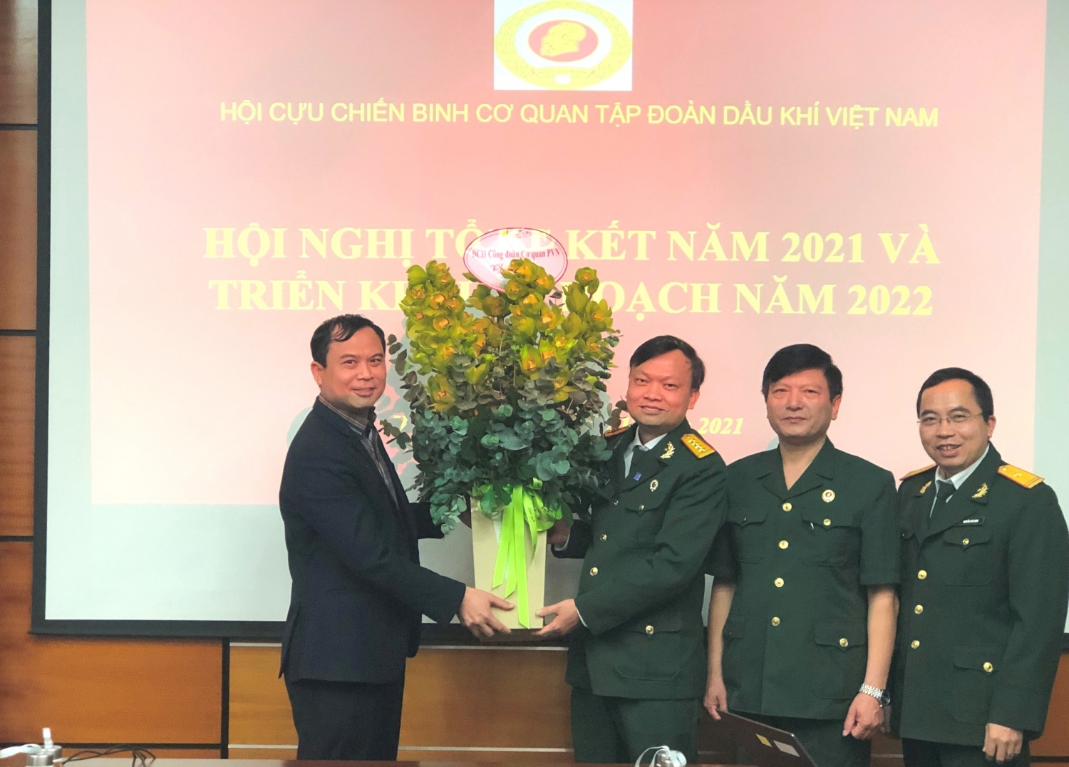 Hội CCB Cơ quan Tập đoàn tổng kết công tác hoạt động năm 2021 và triển khai nhiệm vụ năm 2022