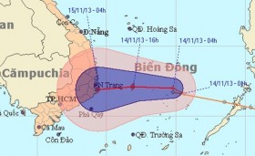 Bão số 15 hướng vào Phú Yên - Bình Thuận