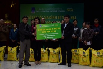 PVFCCo North hỗ trợ đồng bào bị thiệt hại do rét đậm, rét hại