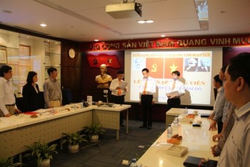 PVEP tổ chức lễ kết nạp Đảng viên mới
