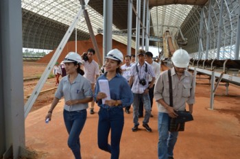 Ban Chỉ đạo Tây Nguyên và các cơ quan báo chí thăm, làm việc tại Dự án Alumin Nhân Cơ