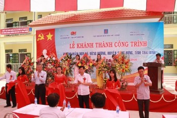 Vietsovpetro tiếp tục bàn giao thêm 1 trường mầm non tại Thái Bình