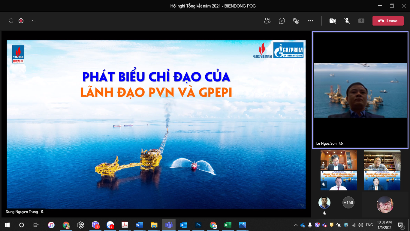 5. Ông Lê Ngọc Sơn - Phó TGD PVN phát biểu chỉ đạo
