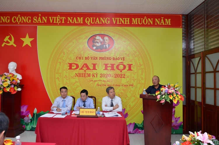 vietsovpetro dai hoi chi bo van phong bao ve nhiem ky 2020 2022