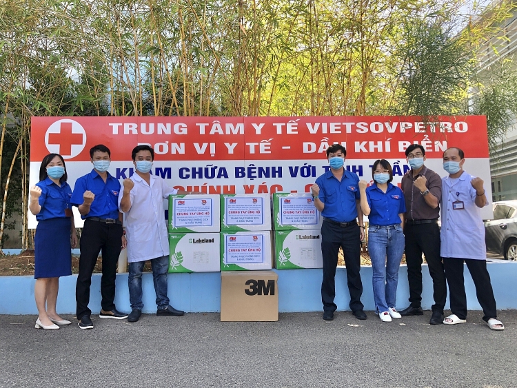 Tuổi trẻ Vietsovpetro tiếp sức cho tỉnh Hải Dương chống dịch