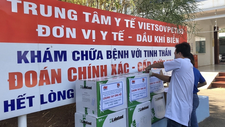 Tuổi trẻ Vietsovpetro tiếp sức cho tỉnh Hải Dương chống dịch