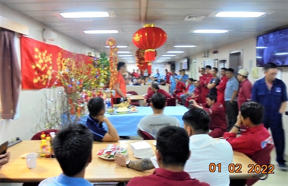 Tết này trên giàn khoan PV DRILLING I