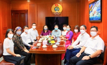 Lãnh đạo CĐ DKVN thăm và chúc Tết Công đoàn Vietsovpetro