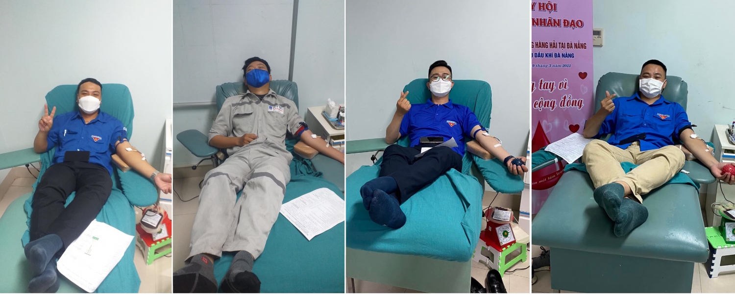 Tuổi trẻ PTSC Đà Nẵng tích cực hưởng ứng Ngày hội hiến máu nhân đạo